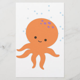 Cute Octopus-Tecknad