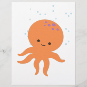 Cute Octopus-Tecknad