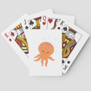 Cute Octopus-Tecknad Kortlek