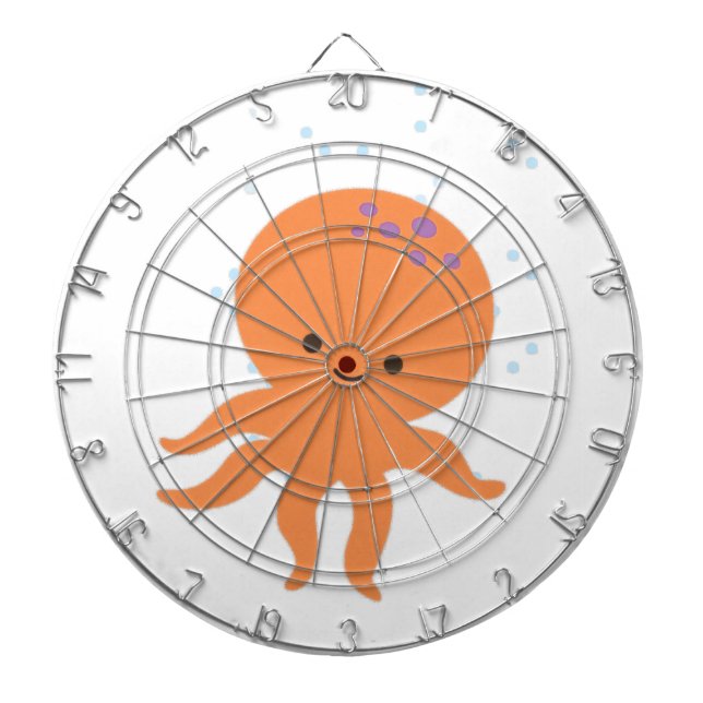 Cute Octopus-Tecknad Piltavla (Framsidan)