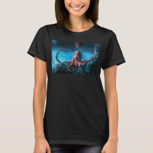 Cute Octopus Vintage Kraken Sea Monster Tentacles T Shirt
