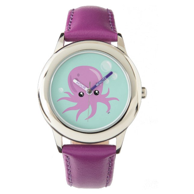 Cute Octopus Watch Armbandsur (Framsida)