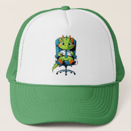 Cute Office Dragon Cap | Funny Cartoon Hat Keps