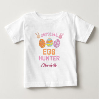 Cute Official Egg Hunter Easter Kids Name T Shirt