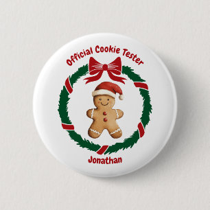 Cute Officiell Cookie Tester-jul Knapp