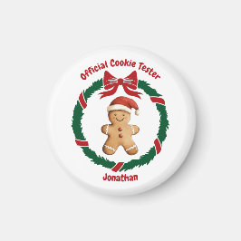 Cute Officiell Cookie Tester-jul Magnet