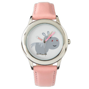 Cute Ogranskable Tecknad Unicorn Watch Armbandsur