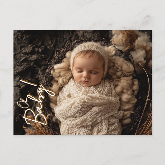 Cute Oh Baby! Neutralt vykort (Framsida)