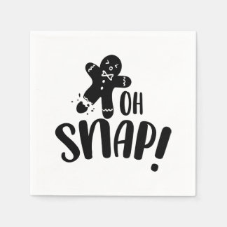 Cute Oh Snap-jul Pappersservett