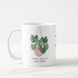Cute Ok Plant Parent Personlig Kaffemugg