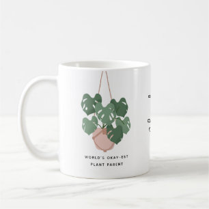 Cute Ok Plant Parent Personlig Kaffemugg