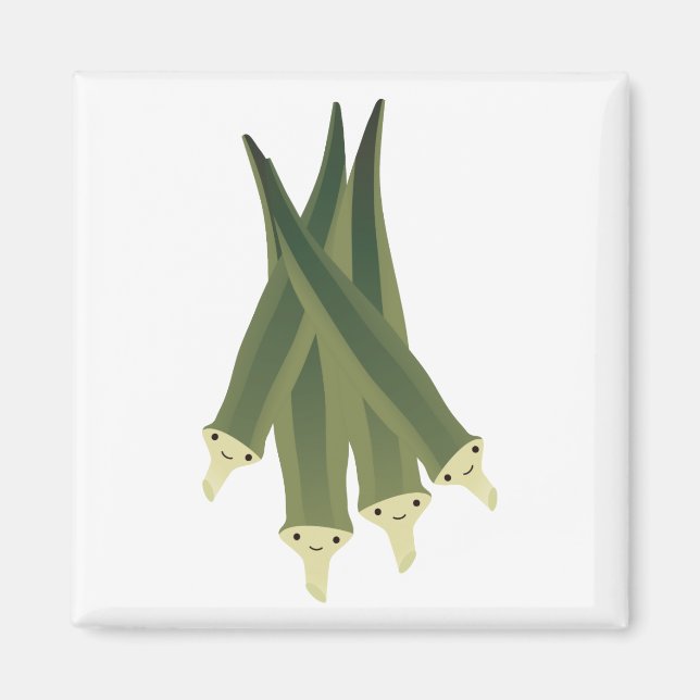 Cute Okra Magnet (Framsidan)