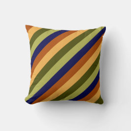 Cute Olive Sage Navy Rand Dekorativ kudde