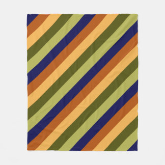 Cute Olive Sage Navy Rand Medium Fleece Blanket