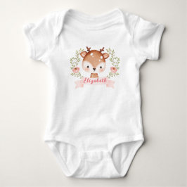 Cute ONE Hjort första födelsedag Baby T Shirt