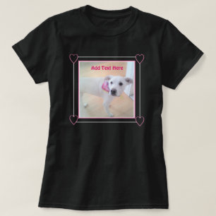 Cute One Photo Rosa Sweet Puppy Hund T Shirt
