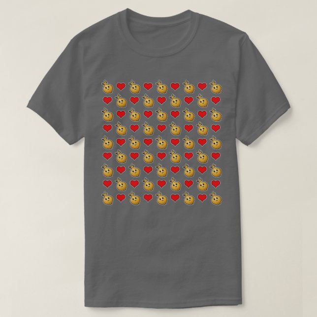 Cute Onion Mönster T Shirt (Design framsida)