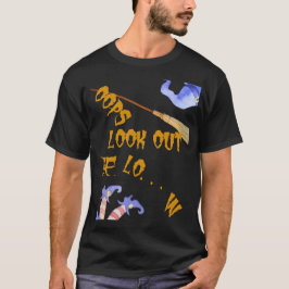 Cute Oops Halloween Witch föll bort från rummet T- T Shirt