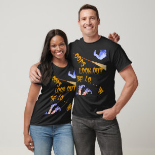 Cute Oops Halloween Witch föll bort från rummet T- T Shirt