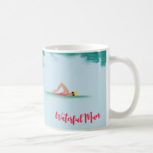 Cute Open Vatten Swimming Nature Mors dag