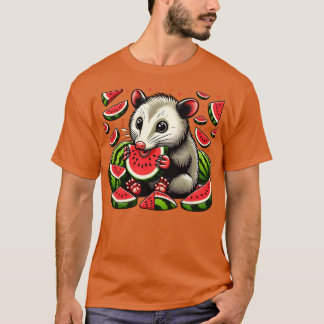 Cute opossum Etat Watermelon Fruit Summer Manar Wo T Shirt