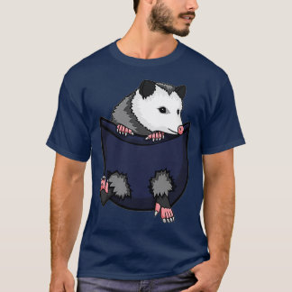 Cute Opossum Pocket älskare Cute Possum Gift T Shirt