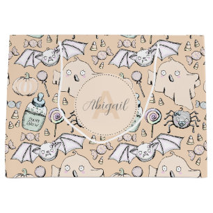 Cute Orange Baby Halloween Pumpkins, Fladdermus oc