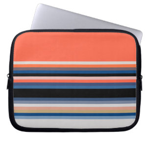 Cute orange blue rand laptop fodral