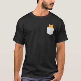 Cute Orange Cat in Pocket,peek a boo Halloween T Shirt