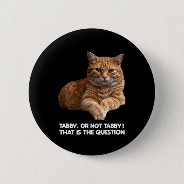 Cute Orange Cat Knapp (Framsida)