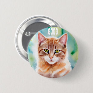 Cute Orange Cat Knapp