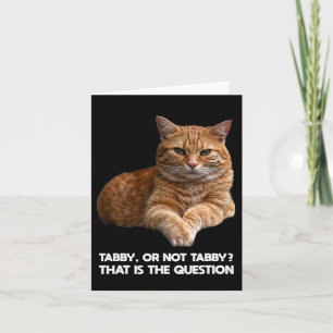 Cute Orange Cat Kort
