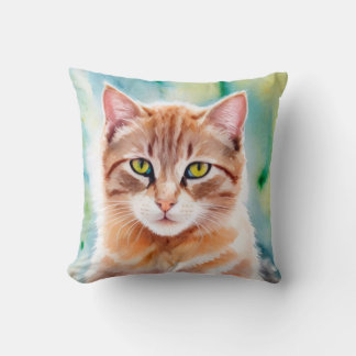 Cute Orange Cat Kudde