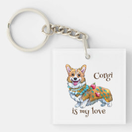 Cute Orange corgi för positivt humör
