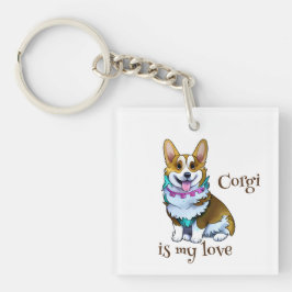 Cute Orange corgi för positivt humör