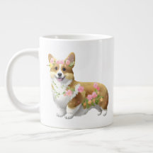 Cute Orange corgi för positivt humör