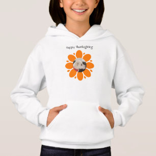 Cute Orange Flower Ram för Pet Photo Fall T Shirt