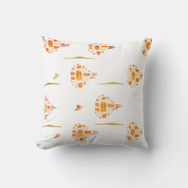 Cute Orange Flowers SF Kudde