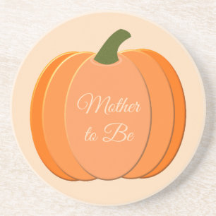 Cute Orange Kön Neutral Pumpkin Mor ska vara Underlägg