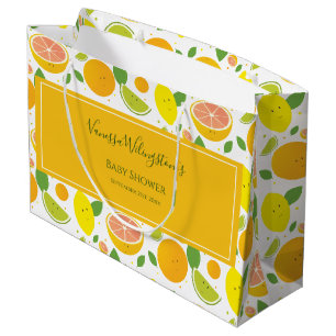 Cute Orange Lemon Citrus Fruit Baby Shower