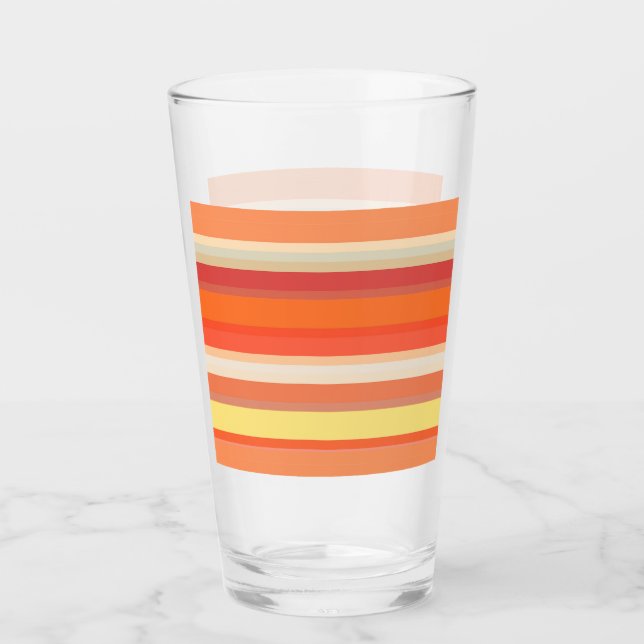 Cute orange Red rand Glaskopp (Framsida)