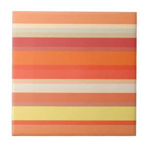 Cute orange Red rand Kakelplatta