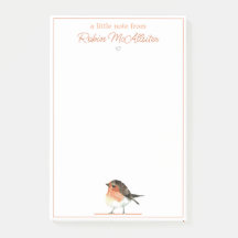 Cute Orange Robin - enkel Elegant