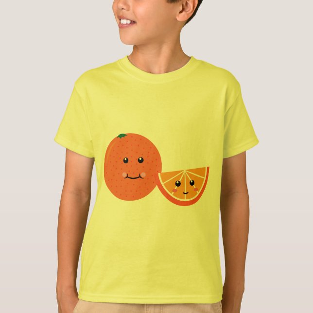 Cute Orange T Shirt (Framsida)