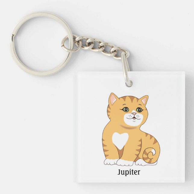 Cute Orange Tabby Kattunge (Framsidan)