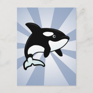 Cute Orca / Killer Whale Vykort