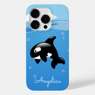 Cute Orca Whale i Ocean med eget namn