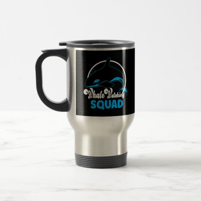 Cute Orca Whale Wating Squad Sea Animal Resemugg (Vänster)