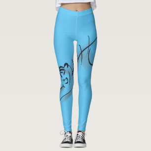 Cute Original Teckning Tiger kinesiska nyår L5 Leggings