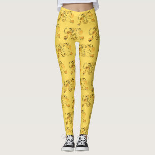 Cute Original Teckning Tiger Kinesiskt nyår L4b Leggings